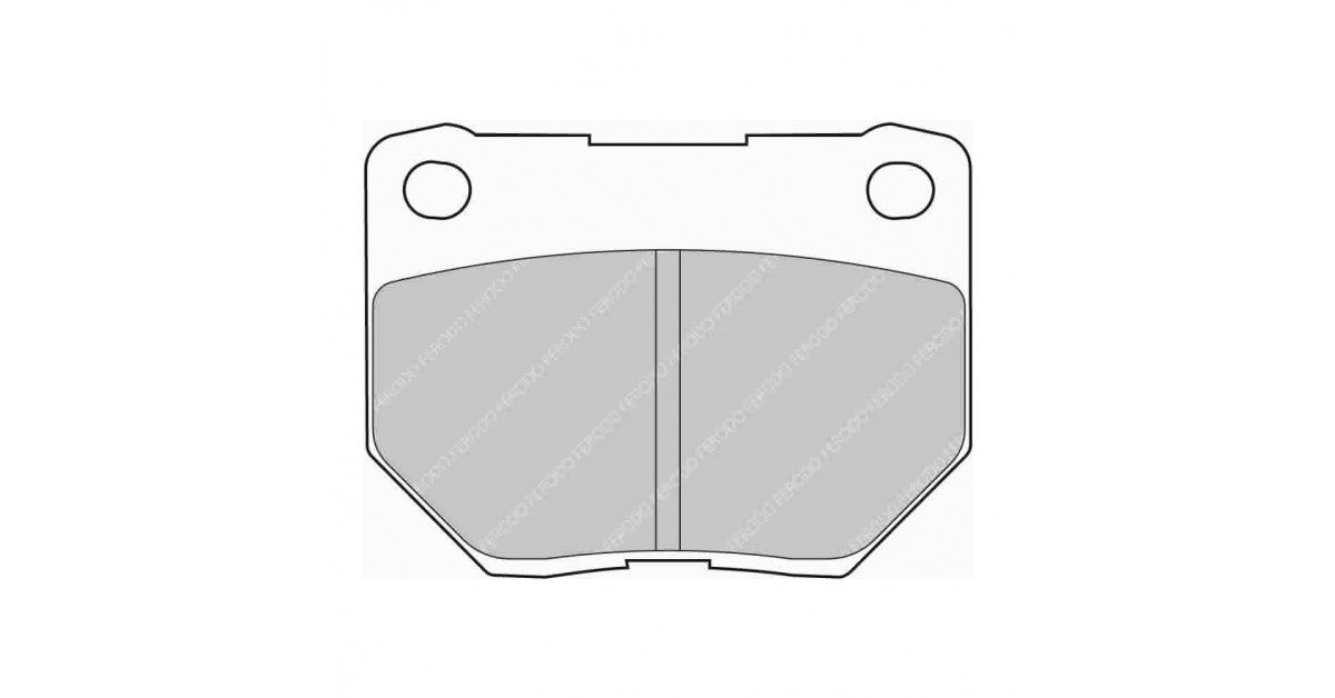 Placute Frana Spate Ferodo Racing DS Performance pentru Nissan 300 Zx 3.0 Z31 Z32 01.89 - 01.01