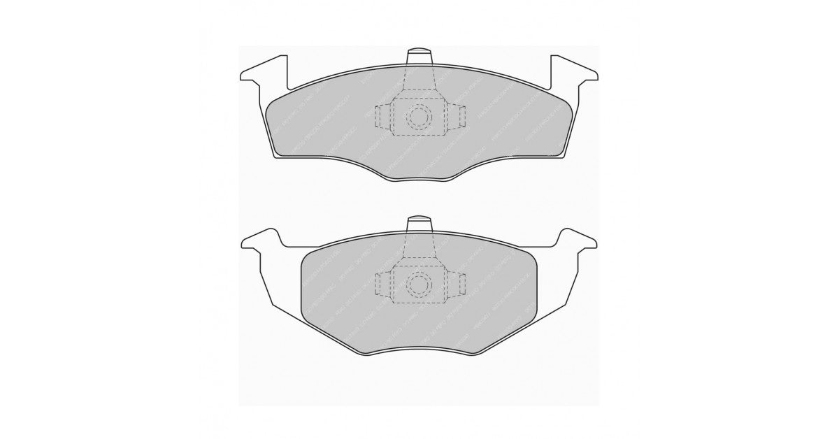 Placute Frana Ferodo Racing DS Performance Fata pentru Seat Cordoba 1.0 I 09.96 - 06.99 VW Etrier
