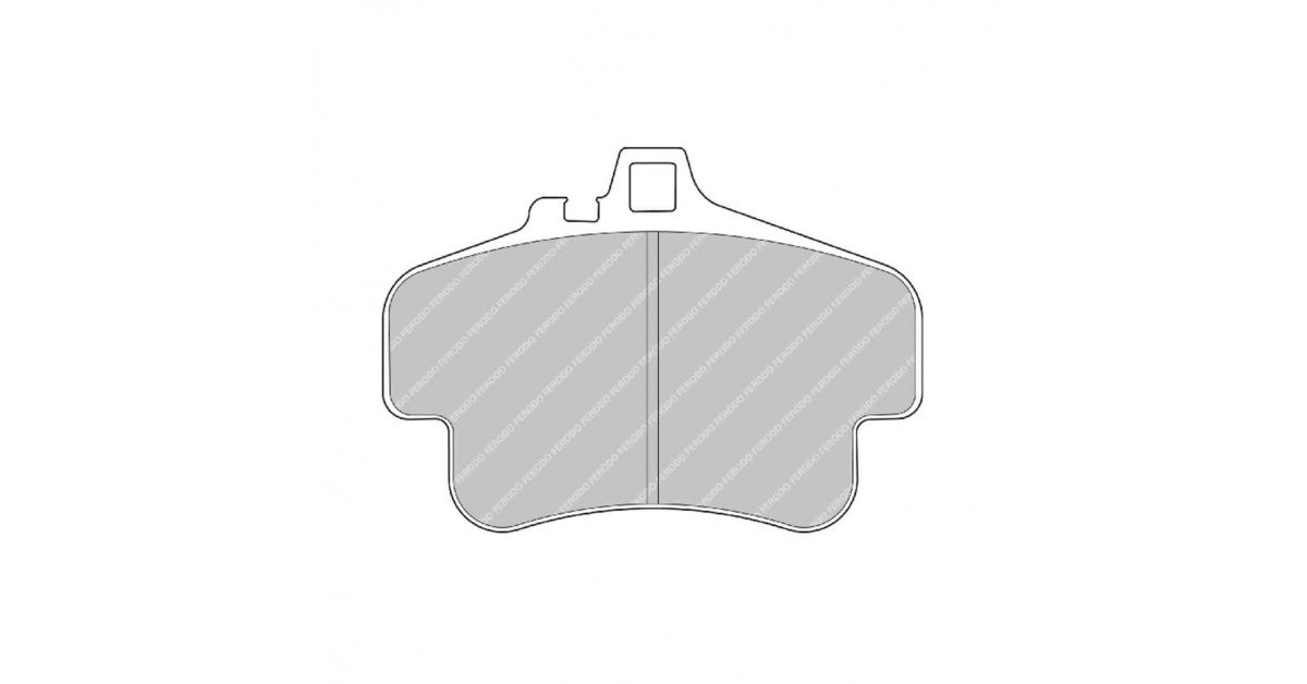 Placute Frana Fata Ferodo Racing DS1.11 pentru Porsche 911 3.4 Carrera 09.97 - 09.01 Etrier BREMBO