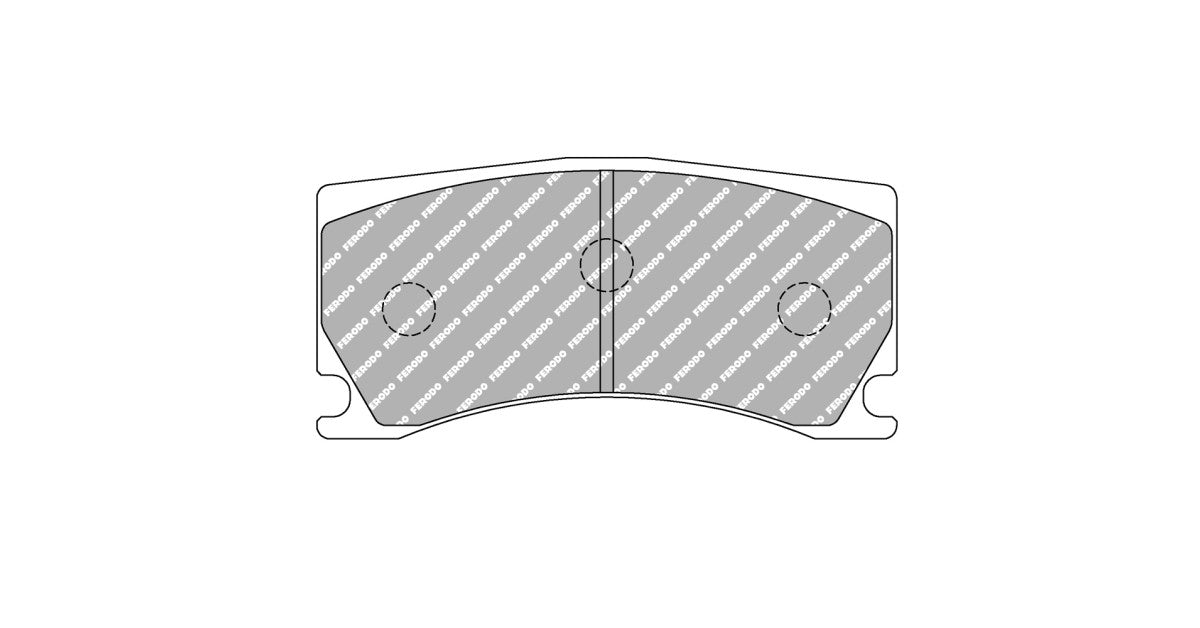 Placute Frana Fata Ferodo Racing DS2500 pentru Peugeot 308 1.6 GTI 270 272CV / Rcz R Etrier Alcon