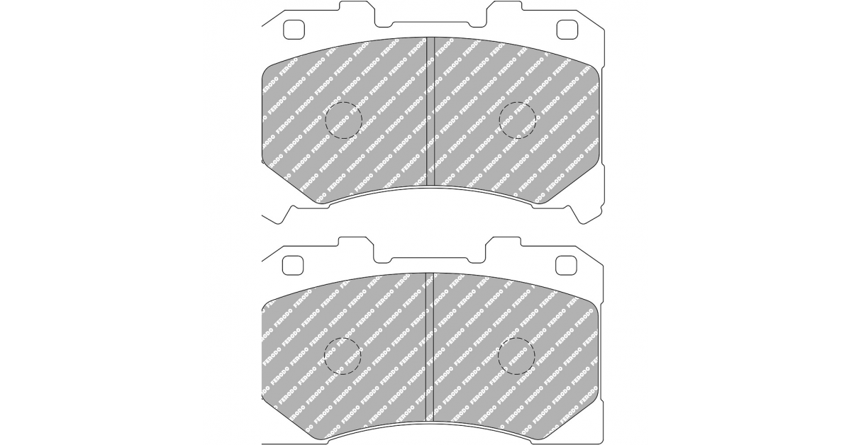 Placute Frana Fata Ferodo Racing DS2500 pentru Toyota Yaris Gr 2020