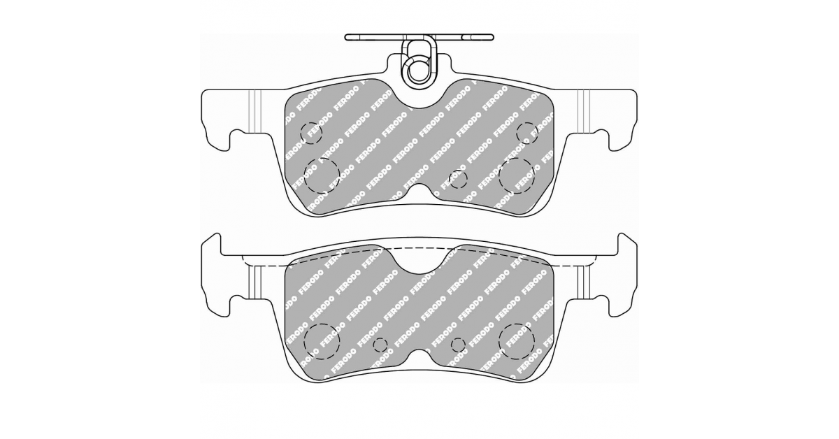 Placute Frana Spate Ferodo Racing DS2500 pentru Ford Fiesta MK7 2017
