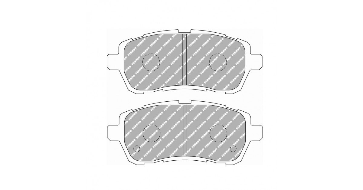 Placute Frana Fata Ferodo Racing DSUNO pentru Ford Fiesta 1.2 16V 08.08 Etrier LUCAS / TRW
