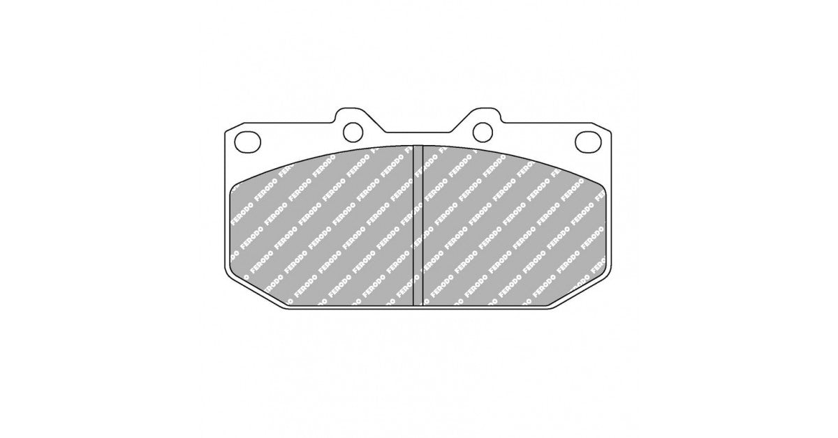 Placute Frana Fata Ferodo Racing DSUNO pentru Nissan 200 Sx 2.0 I 16V Turbo 10.93 - 12.99 Etrier Sumitomo