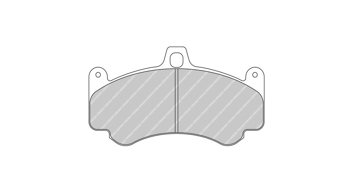 Placute Frana Fata Ferodo Racing DSUNO pentru Porsche 911 3.8 GT3 Cup 01.05 - 12.09 Etrier BREMBO