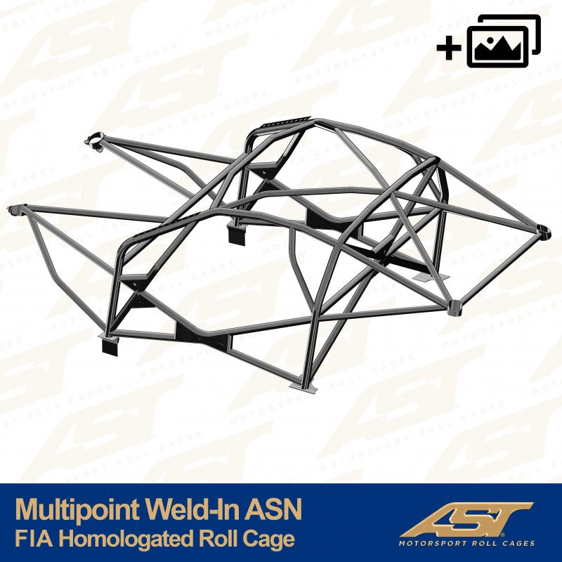 AST Roll Cage 12-puncte (Weld-In) pentru NISSAN GTR (R35) 2 usi Coupe