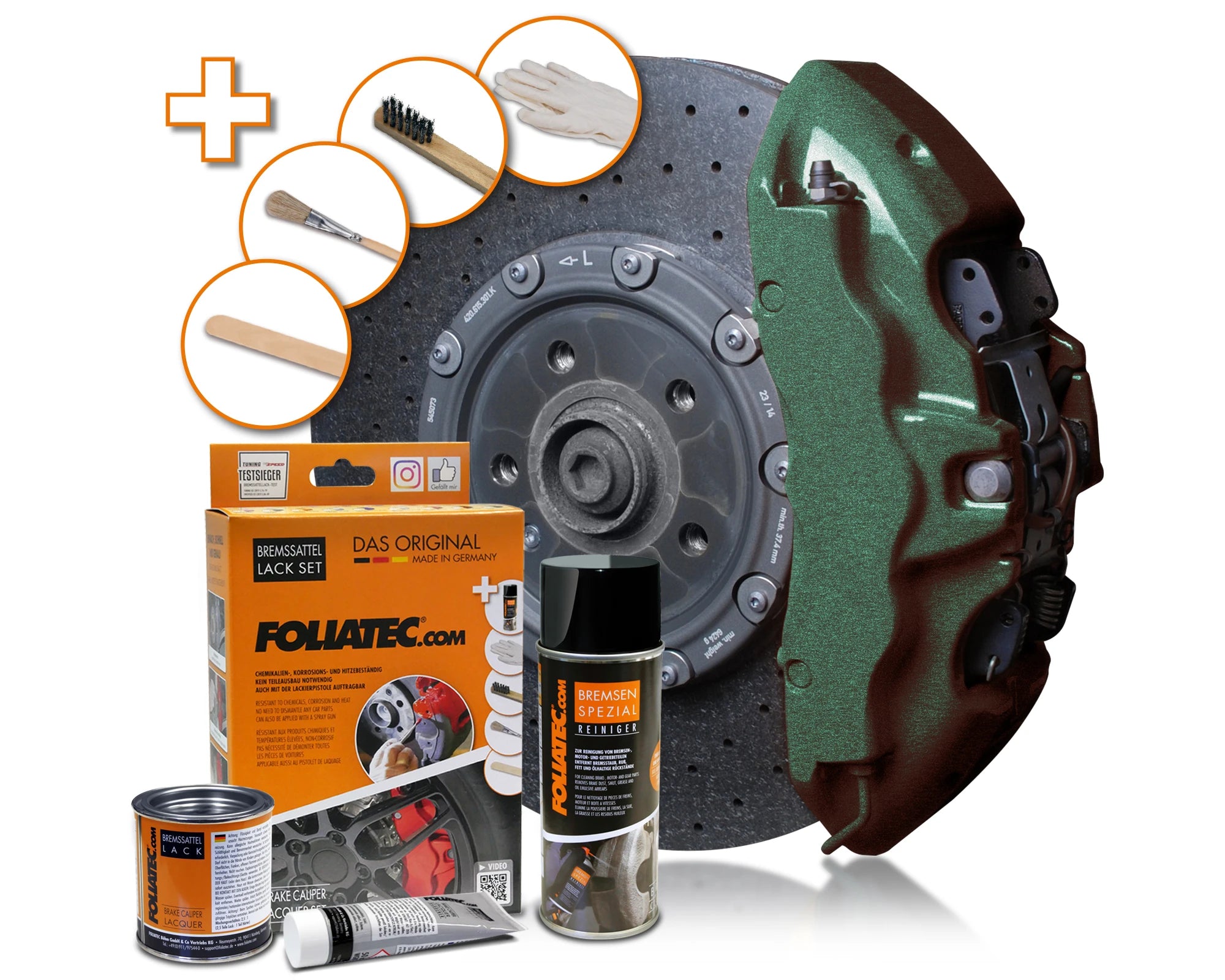 Kit vopsea etrieri Foliatec - Green Hell Metallic