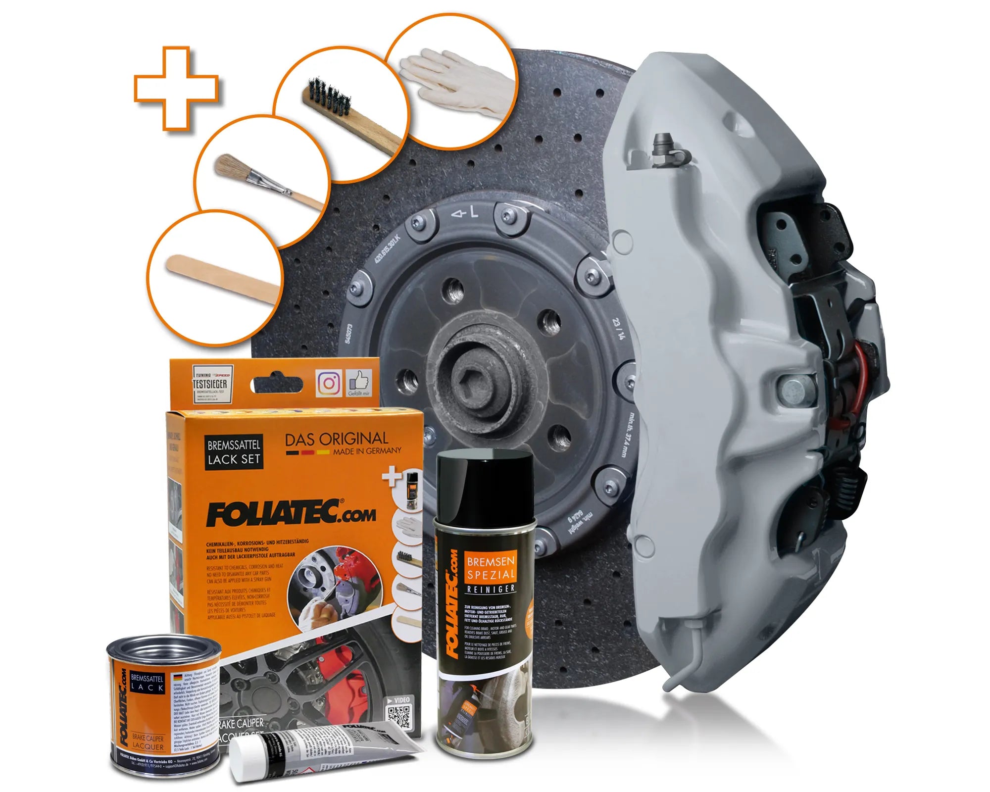 Kit vopsea etrieri Foliatec - Circuit Grey
