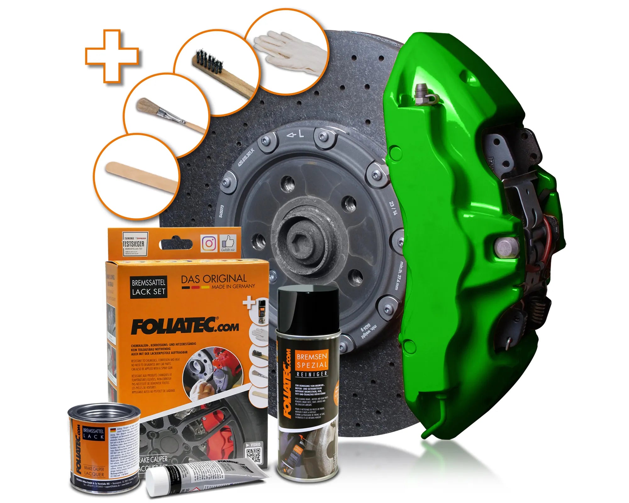 Kit vopsea etrieri Foliatec - Power Green