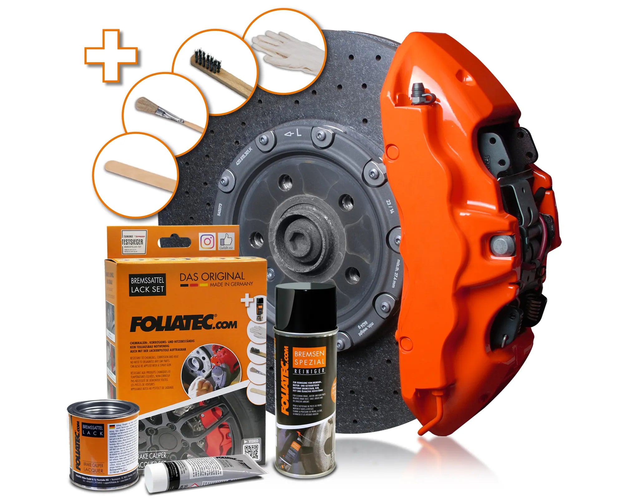 Kit vopsea etrieri Foliatec - Flame Orange