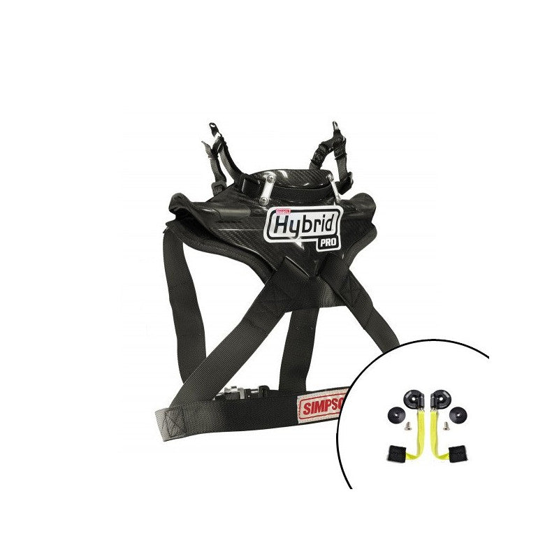 Sistem Hybrid Simpson Pro Slide Lite Quick Release cu Cleme FIA Hans