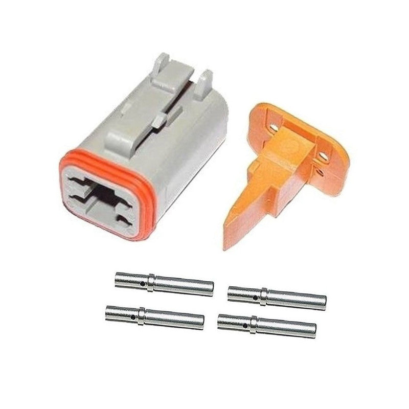 Kit complet conector Deutsch DT tata 4 pini