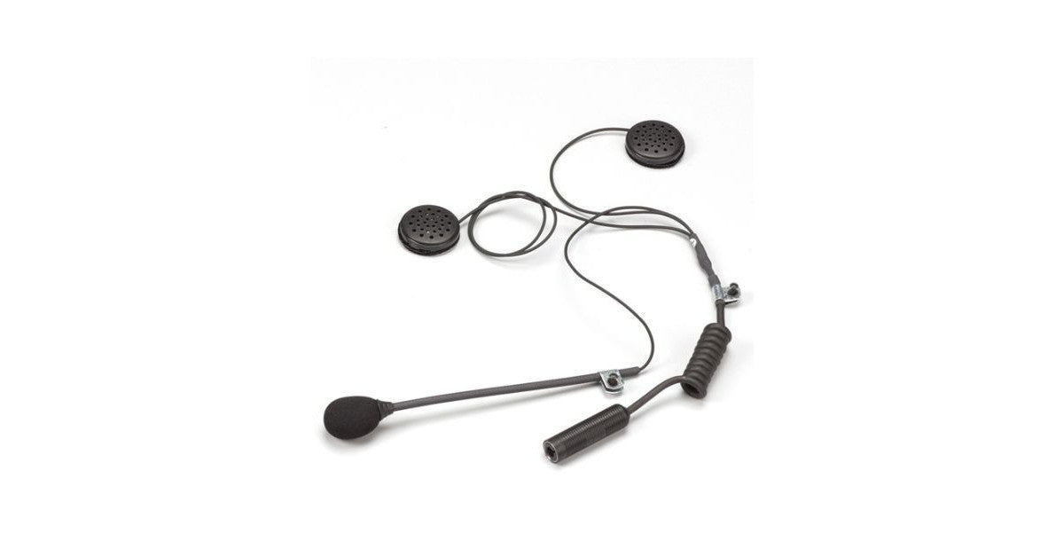 Kit Microfon si Casti Stilo – Pentru Casca Jet (Fara Cupe Antifonice)