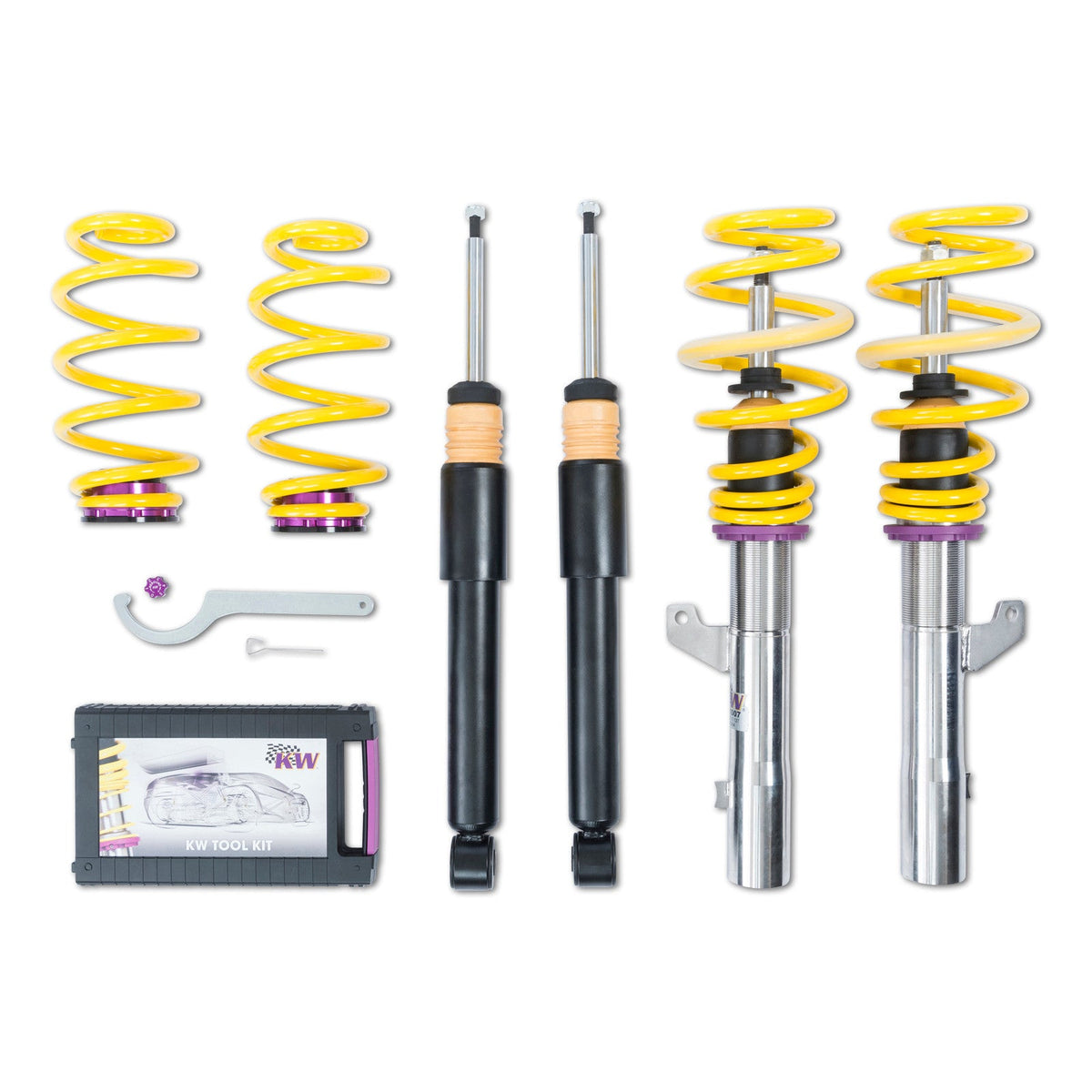 Suspensie Reglabila Coilover KW V1 - Volkswagen GOLF V, Audi A3 si altele (10210040)
