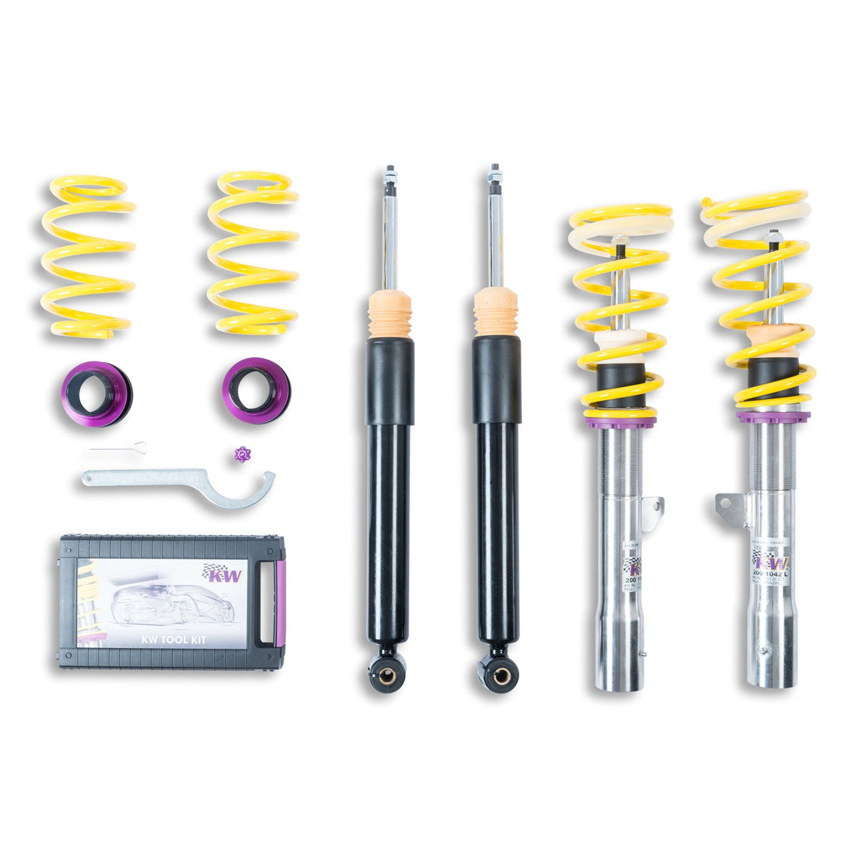 Suspensie Reglabila Coilover KW V1 - BMW 2-series Gran Tourer, Mini Mini Clubman F54 si altele (102200BN)