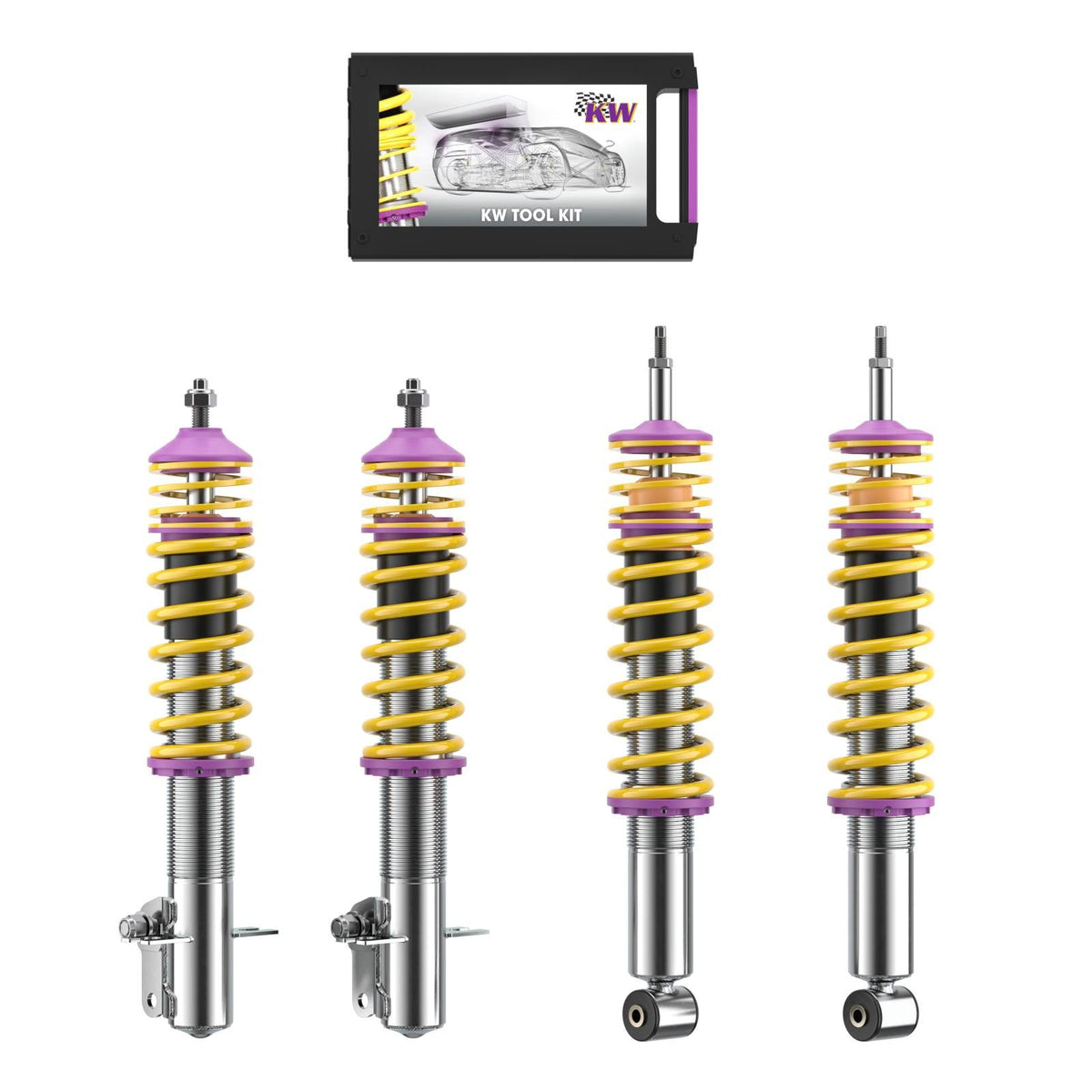 Suspensie Reglabila Coilover KW V2 Volkswagen GOLF I 17 15280001