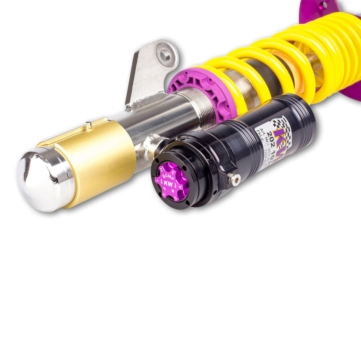 Suspensie Reglabila Coilover KW Clubsport V3 (cu rulment) - BMW 1 si altele (3522080D)