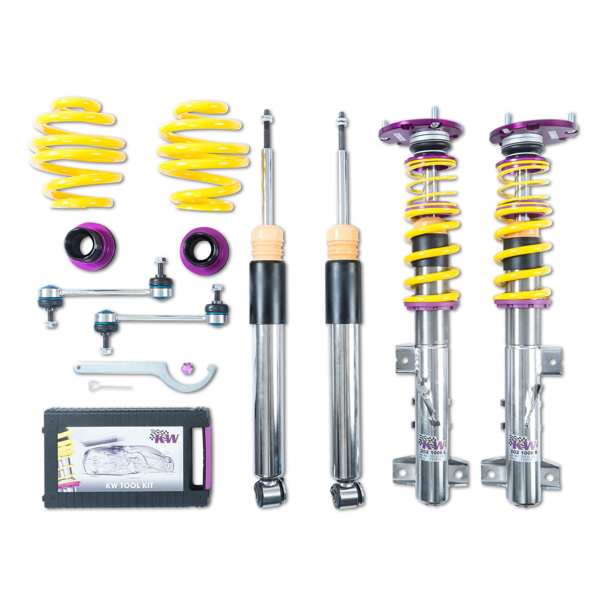 Suspensie Reglabila Coilover KW Clubsport V3 (cu rulment) BMW E36 35220812