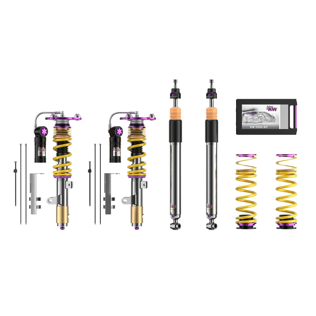 Suspensie Reglabila Coilover KW Clubsport V3 (cu rulment) Honda Civic Type R FE 35250840
