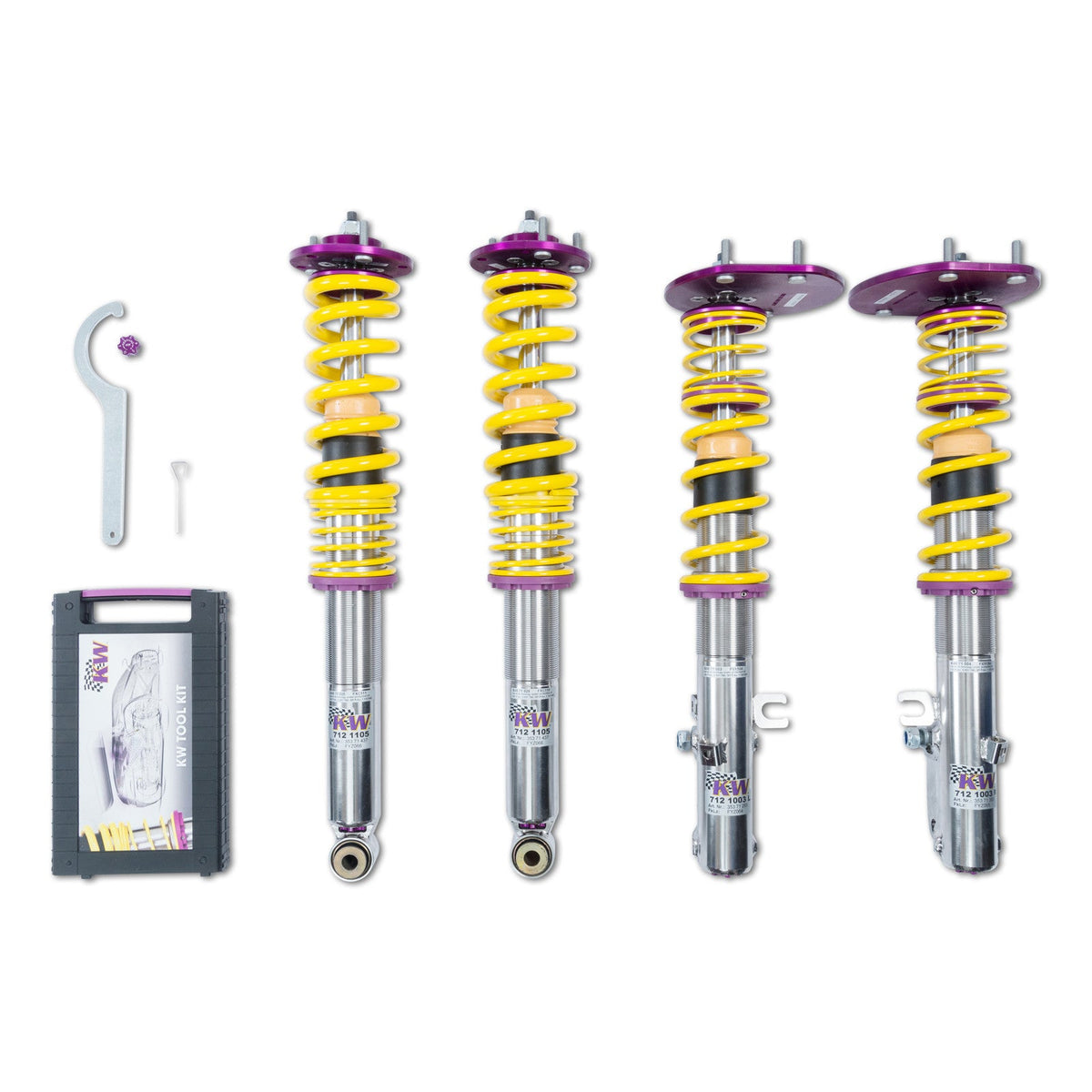 Suspensie Reglabila Coilover KW Clubsport V3 (cu rulment) Porsche 911 964 35271811