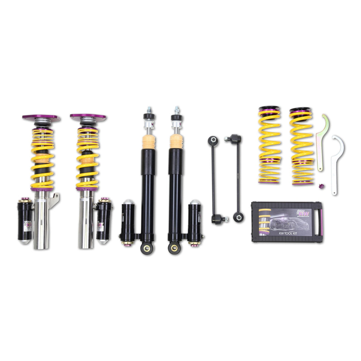 Suspensie Reglabila Coilover KW Clubsport V4 (cu rulment) Audi A3 8P 39710250