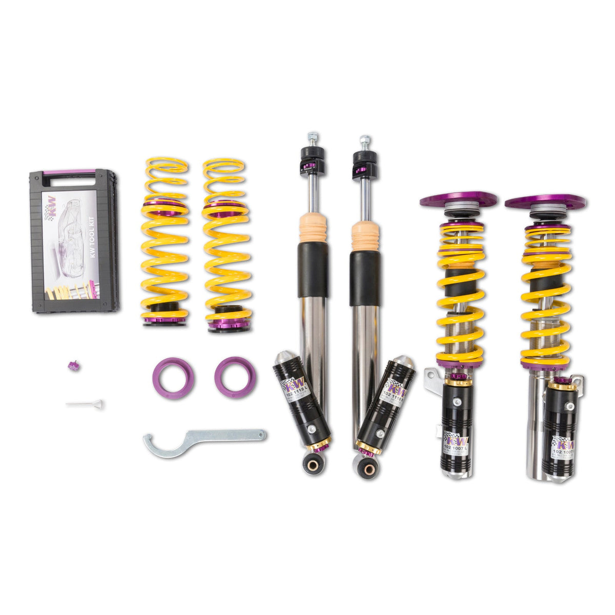 Suspensie Reglabila Coilover KW Clubsport V4 (cu rulment) Audi RS3 8V 397102AK