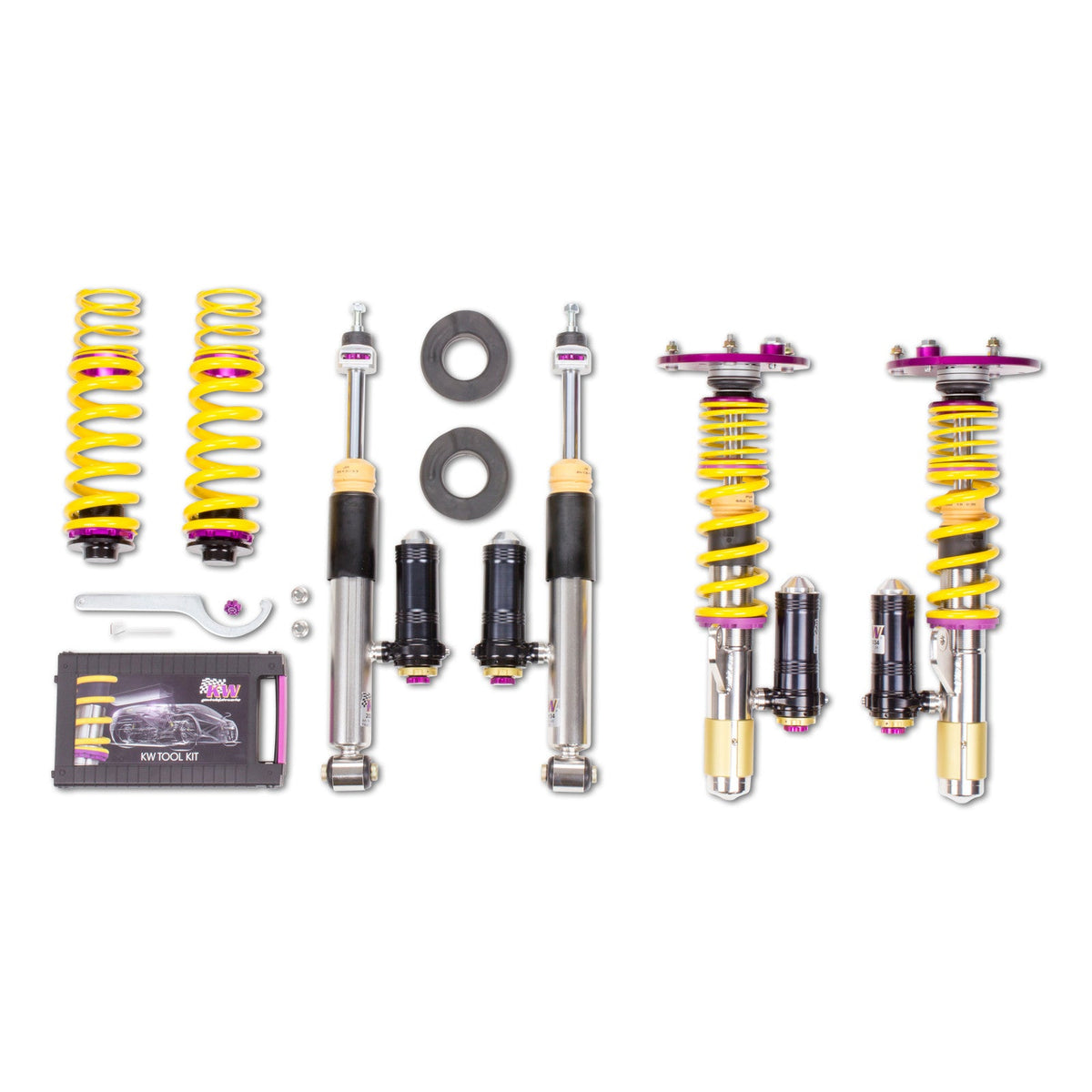 Suspensie Reglabila Coilover KW Clubsport V4 (cu rulment) - BMW 1 si altele (3972020D)
