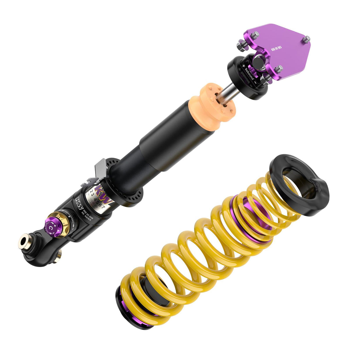 Suspensie Reglabila Coilover KW Clubsport V4 (cu rulment) - BMW 3 si altele (397202CL)