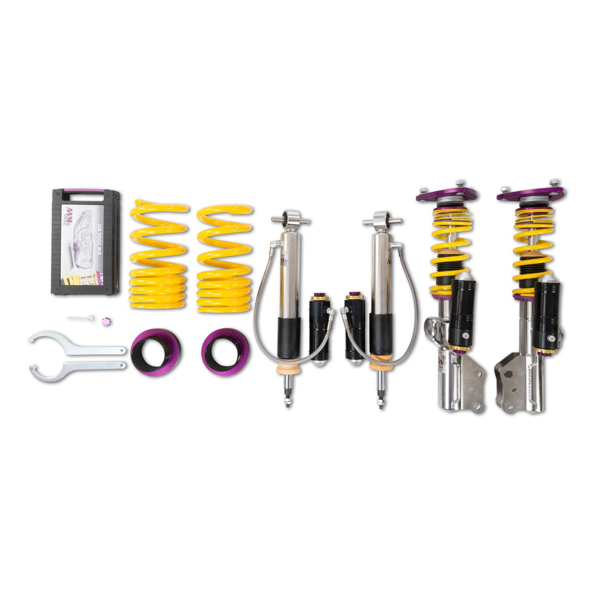Suspensie Reglabila Coilover KW Clubsport V4 (cu rulment) Ford Mustang LAE 39730265