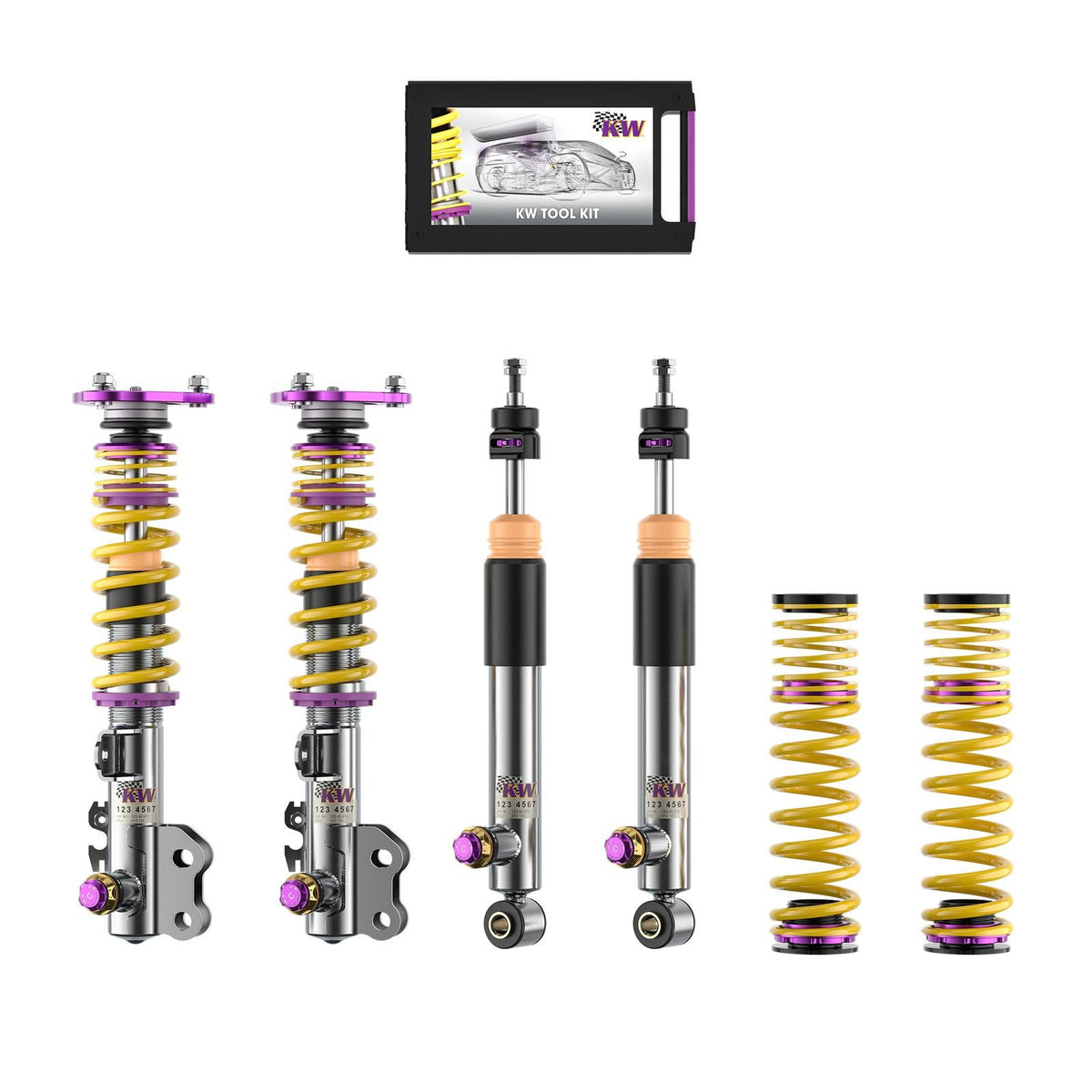 Suspensie Reglabila Coilover KW Clubsport V4 (cu rulment) Toyota GR Yaris Facelift (XPA1G) 39756227