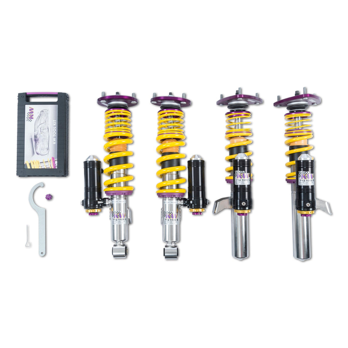Suspensie Reglabila Coilover KW Clubsport V4 (cu rulment) Porsche 911 996 39771207
