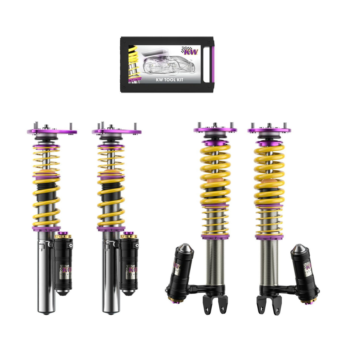 Suspensie Reglabila Coilover KW Clubsport V4 (cu rulment) Porsche 911 964 39771224