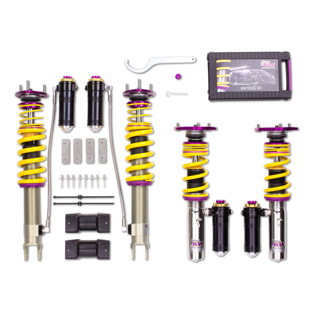 Suspensie Reglabila Coilover KW Clubsport V4 (cu rulment) Porsche 911 964 39771243