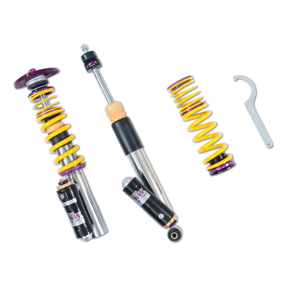 Suspensie Reglabila Coilover KW Clubsport V4 (cu rulment) - Volkswagen GOLF VII, Audi A3, Seat LEON si altele (3978020N)