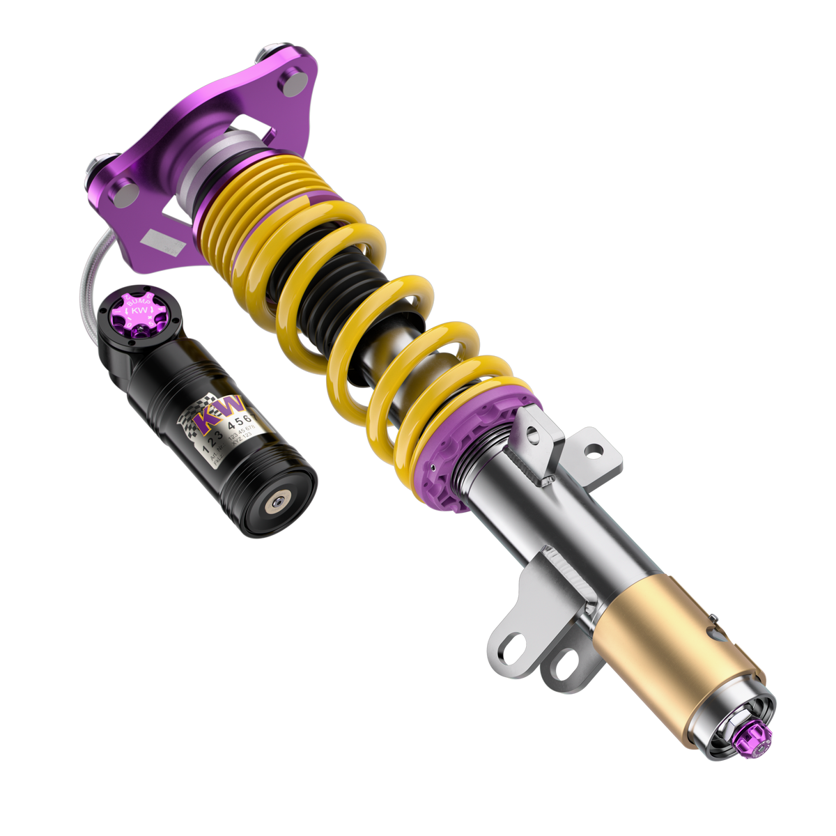 Suspensie Reglabila Coilover KW Clubsport V3 (cu rulment) Audi S1 8X 3521080W, amortizor fata
