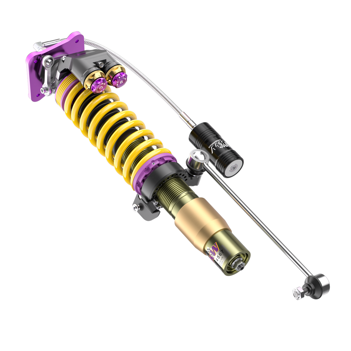 Suspensie Reglabila Coilover KW Clubsport V5 (cu rulment) Mercedes-Benz AMG GT R (197) 309012500C, amortizor fata