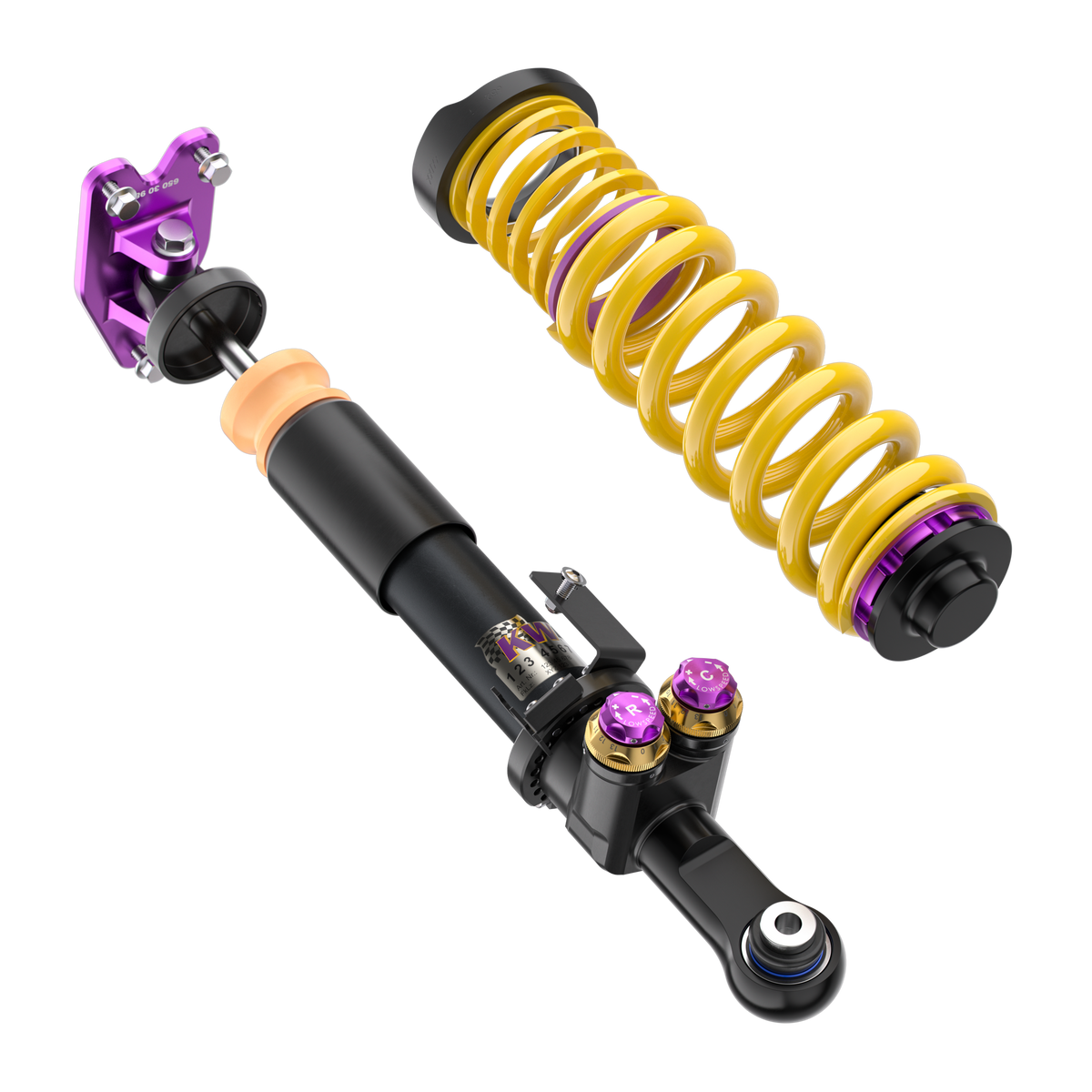 Suspensie Reglabila Coilover KW Clubsport V4/V5 (cu rulment) Porsche 911 964 39771266, amortizor spate