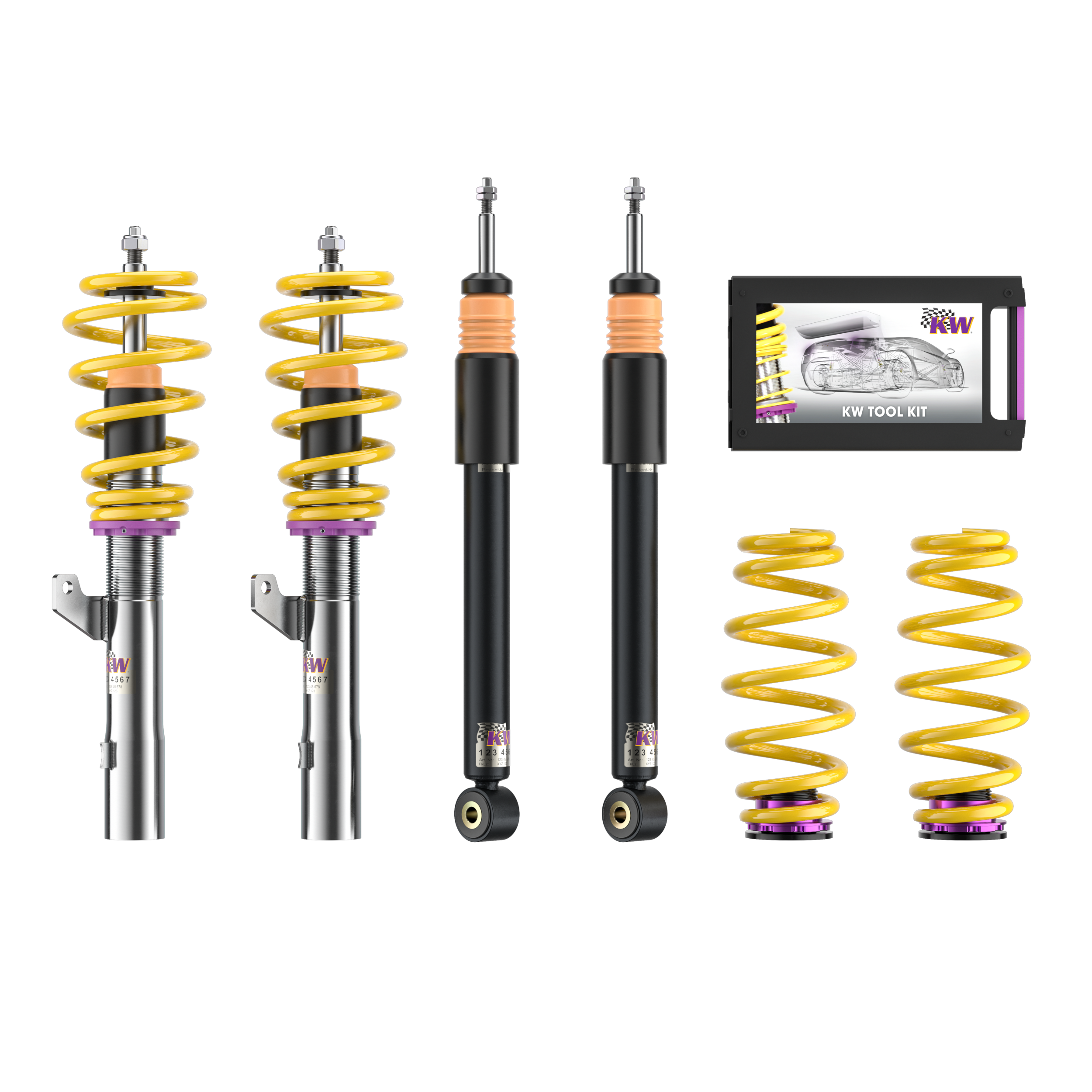 Coilover Confort KW V2 Comfort Volkswagen Touran II (1T) - 180800BT