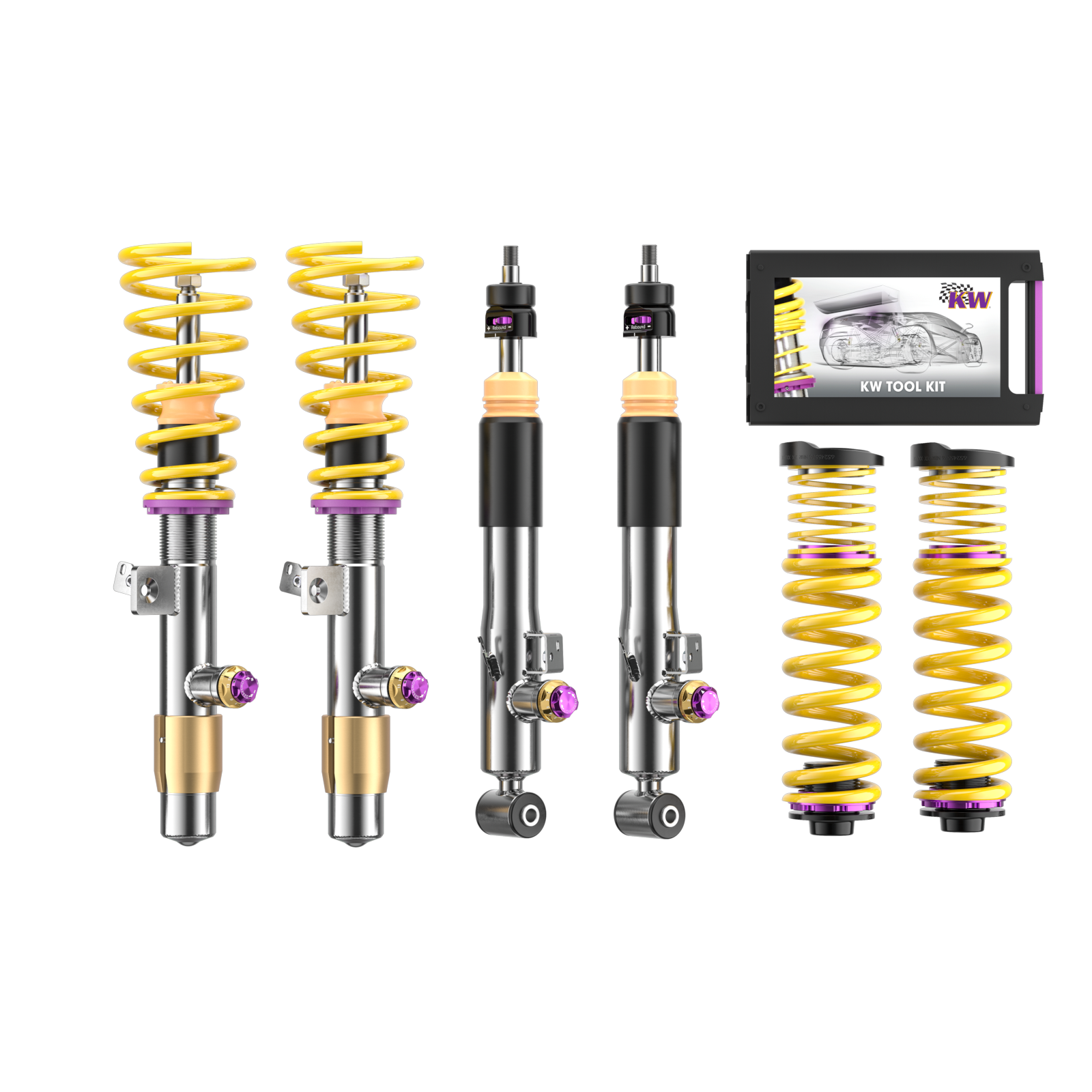 Coilover KW V4 Porsche Taycan (Y1A) - 3A771095