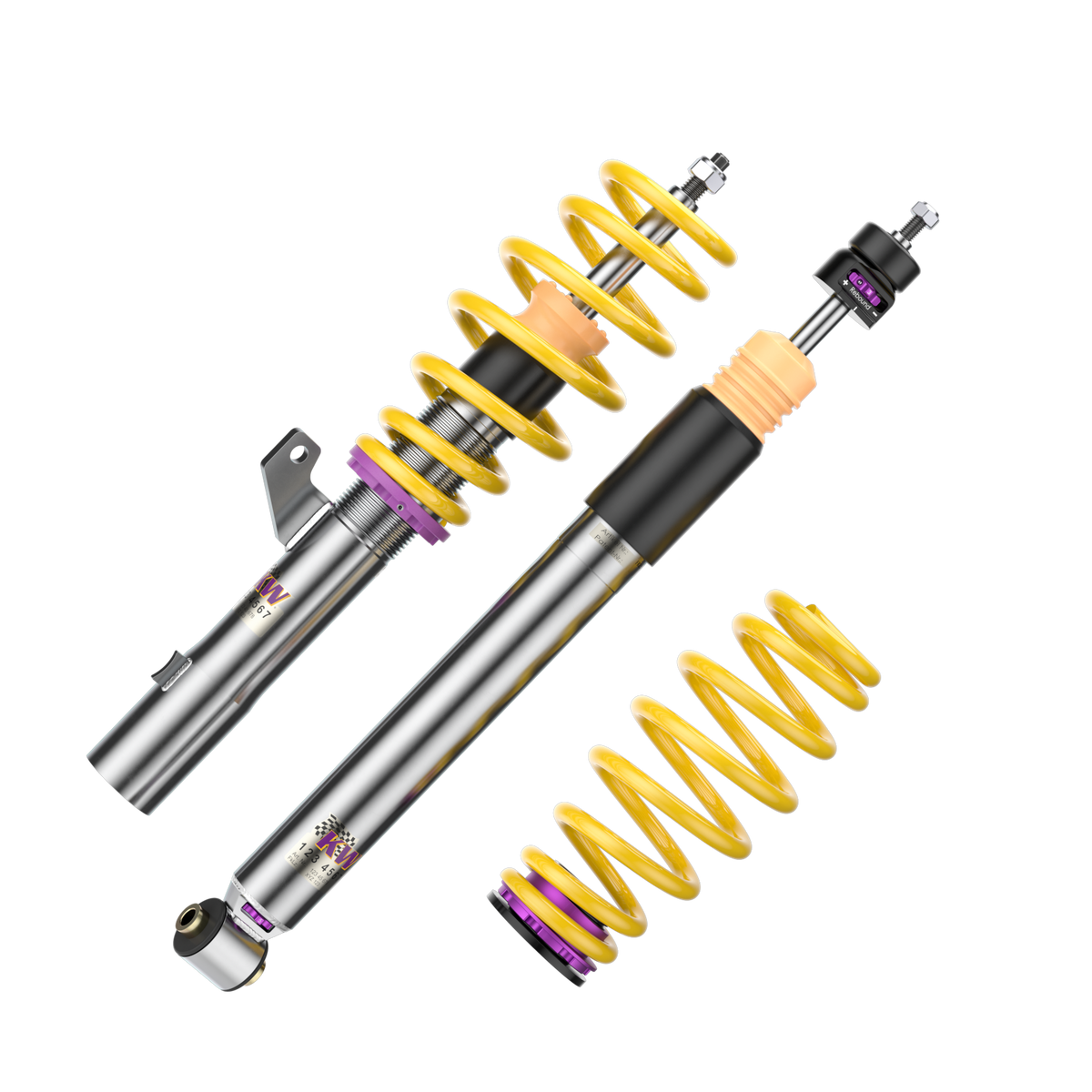 Suspensie Reglabila Coilover KW V3 Seat LEON ST 5F 35281048, componentele kitului