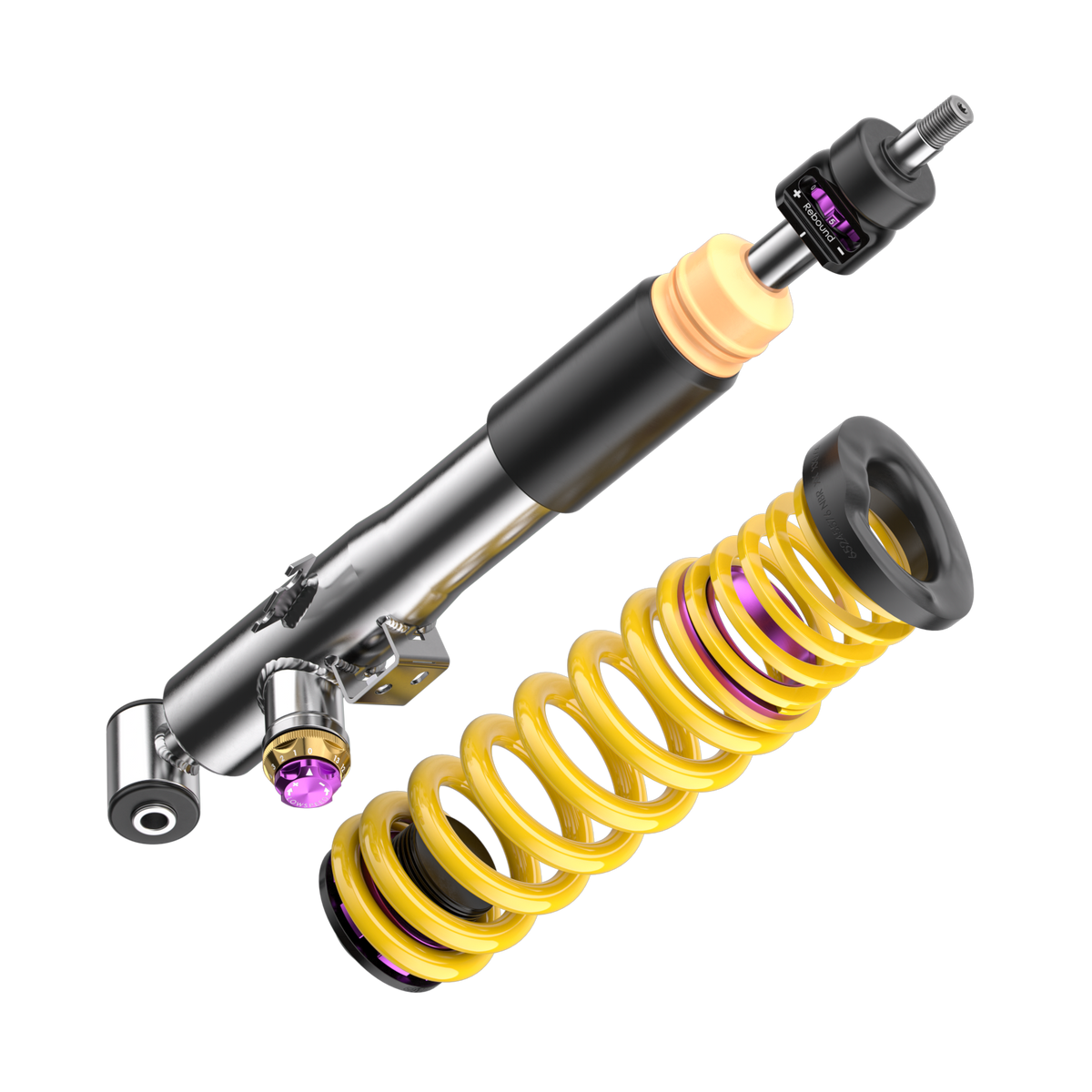 Suspensie Reglabila Coilover KW V4 BMW M5 F10 3A720098, amortizor fata