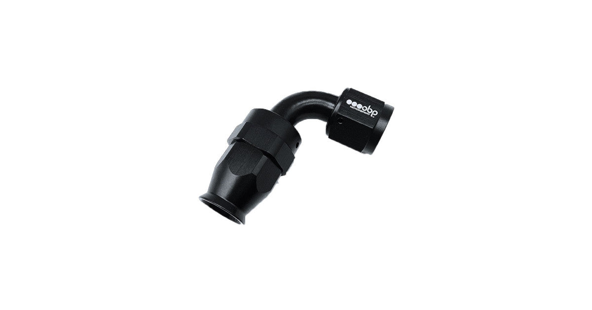 Fiting OBP 90° Tip PTFE – Aluminiu Negru