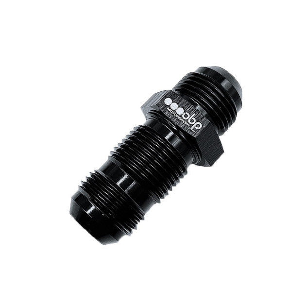 Fitting Drept de Trecere (Bulkhead) OBP – Aluminiu Negru