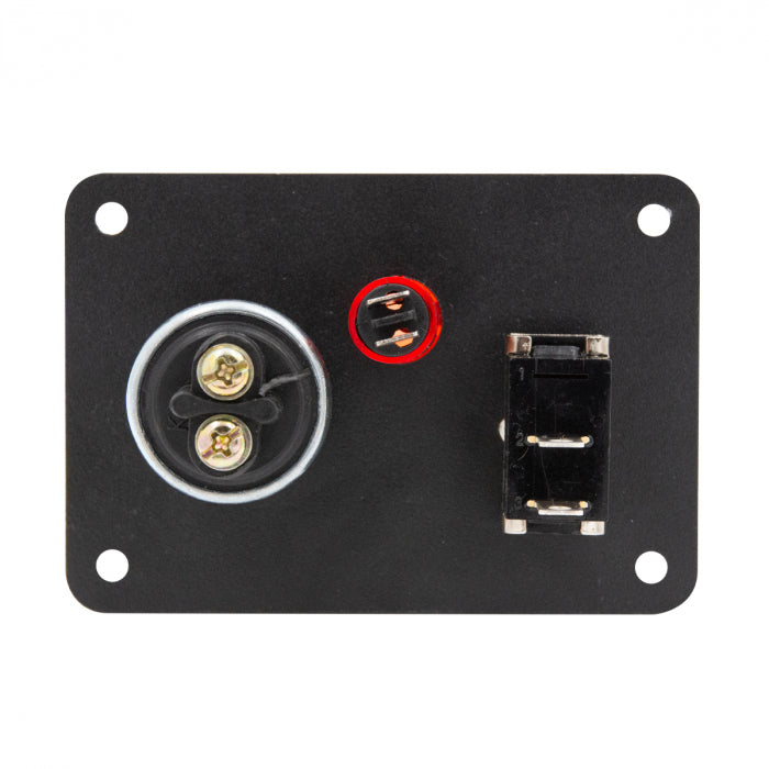 Panou Bord Aluminiu – Toggle Switch, Martor Alarma si Buton START
