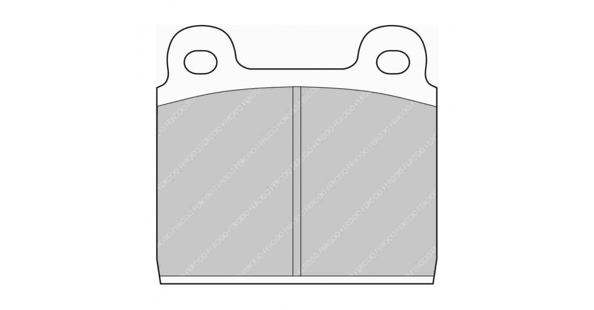 Placute Frana Fata Ferodo Racing DS Performance pentru Alfa Romeo 1750 1.7 Gt 01.68 - 05.72 Etrier ATE