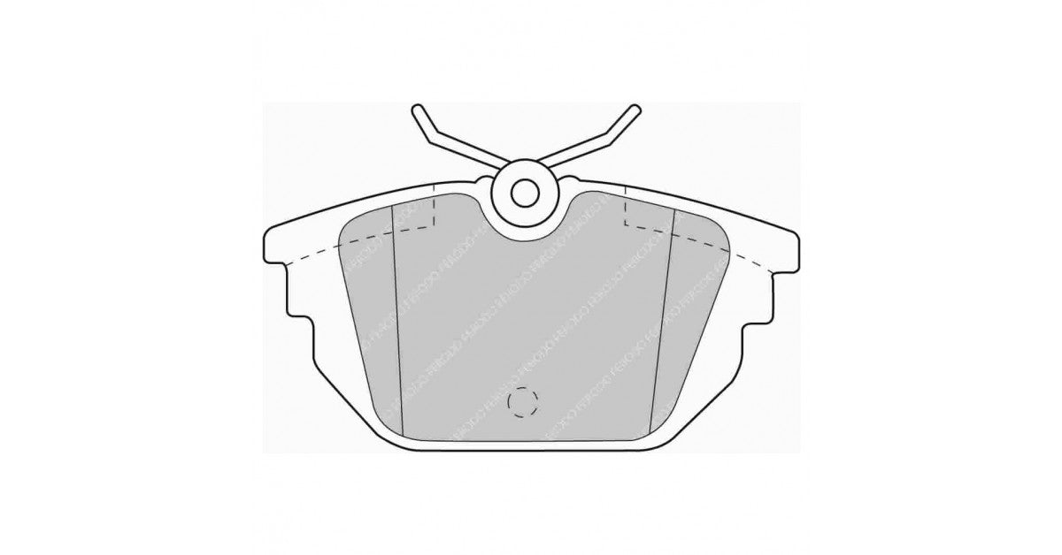 Placute Frana Spate Ferodo Racing DS Performance pentru Alfa Romeo 145 1.4 I.e. 07.94 - 12.96 Etrier LUCAS / TRW