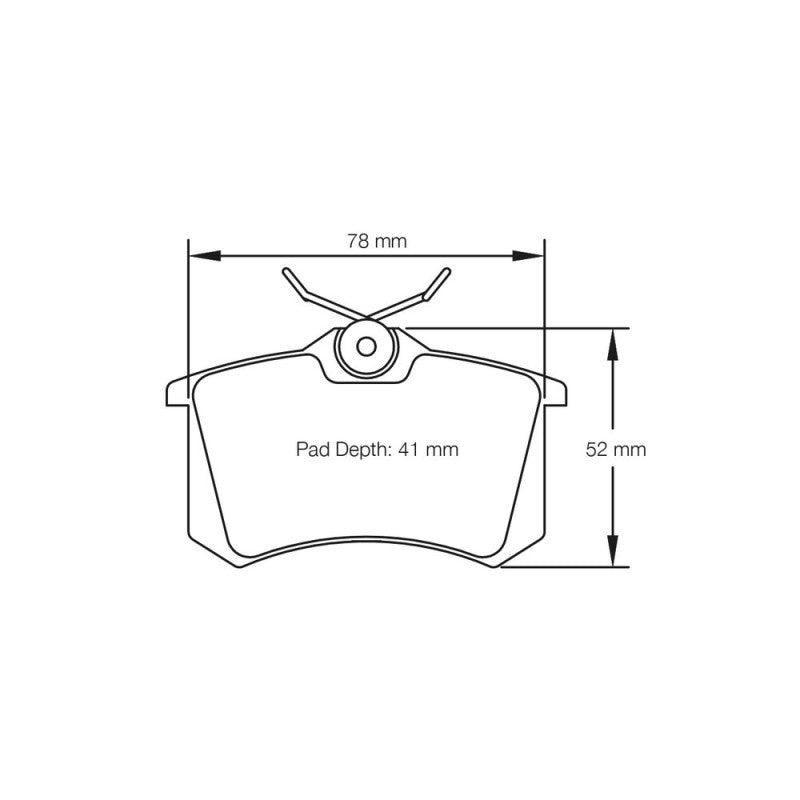 Placute Frana Pagid RS42/RS44 Competitie - Audi A3/A4/RS4, Lancia Delta, Peugeot 405 s.a.