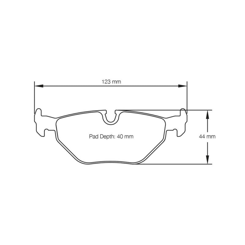 Placute Frana Pagid RSL1/RSL29 Endurance - BMW 318is-325i/320i-325i/M3