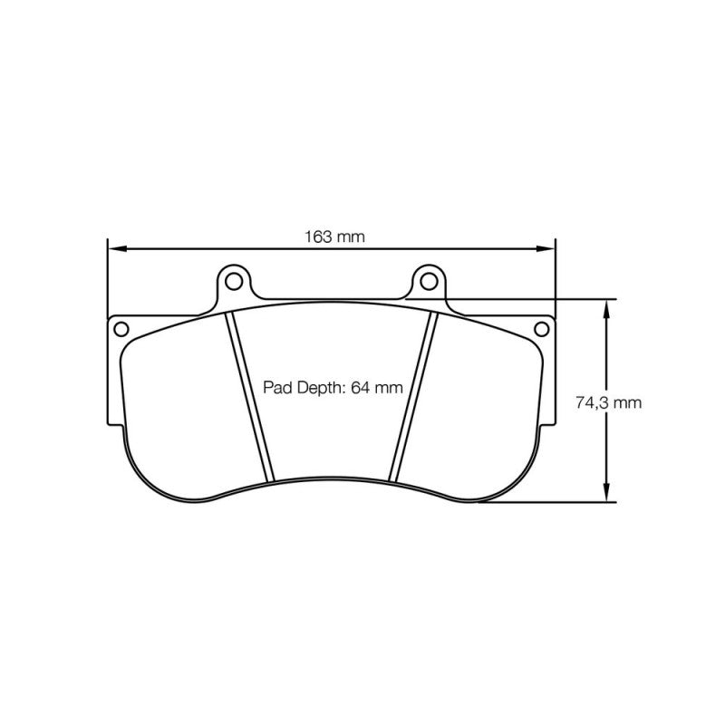 Placute Frana Pagid RSL1/RSL2 Endurance - BMW M4 GT3, Ferrari 296 GT3, Mercedes AMG GT/AMG GT4 s.a.