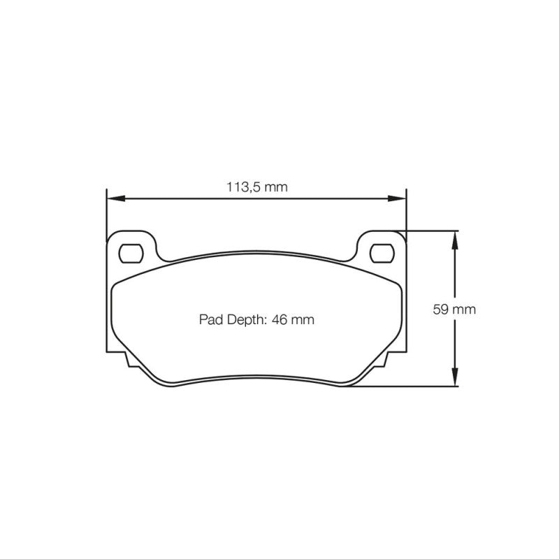 Placute Frana Pagid RS14/RS42 Competitie - Caterham SP/300.R, Lotus Exige
